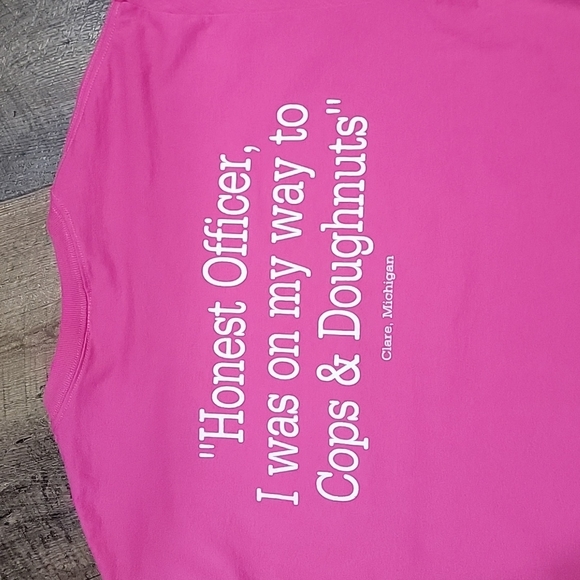 Cops and Doughnuts Women Size M T-shirt - Picture 6 of 7